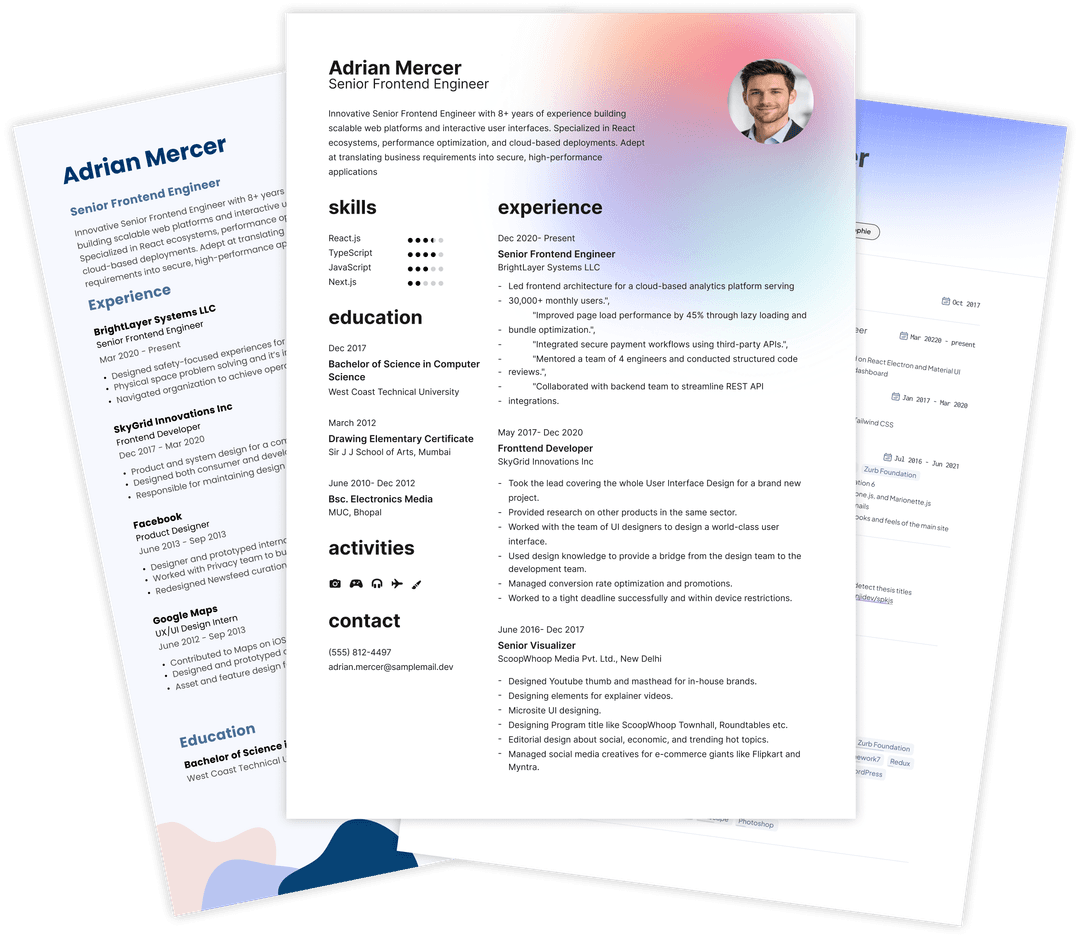 Resume template